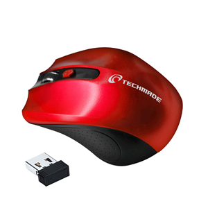TECHMADE MOUSE TM-XJ30-RED ROSSO WIRELESS