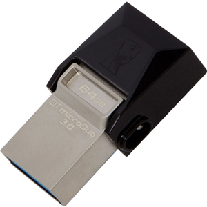 KINGSTON PEN DRIVE 64GB USB 3.0 OTG (DTDUO3/64GB) NERA