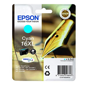 EPSON CARTUCCIA ORIGINALE N.16XL (C13T16324012) CIANO