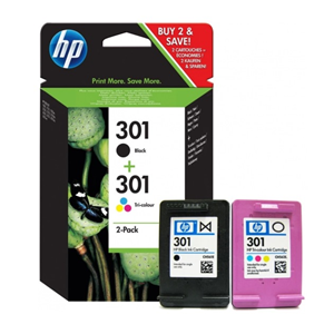 HP CARTUCCIA ORIGINALE N9J72AE N.301 MULTIPACK