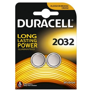 DURACELL BATTERIE CR2032 3V LITIO 2PZ (CR2032 DURB1)