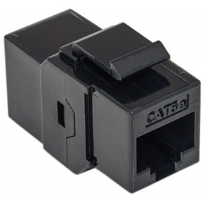 MACH POWER ACCOPPIATORE KEYSTONE JACK RJ45 CAT.6E NERO (NW-KU6P-BK)