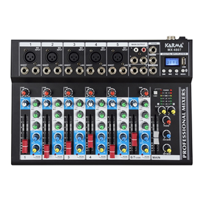 KARMA MIXER MX 4807 MICROFONICO PER DJ