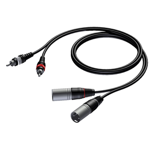 KARMA CAVO AUDIO 2x XLR M / 2x RCA M (CAB 701-3) 3MT