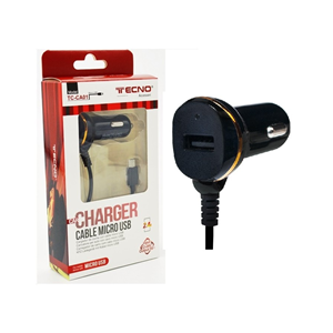 TECNO CARICATORE AUTO MICRO USB 2,4A (TC-CA01)