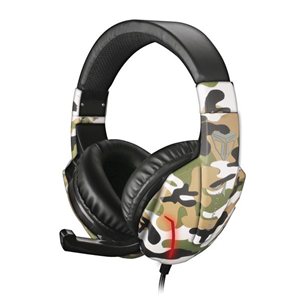 TECHMADE CUFFIE MICROFONO CAMOUFLAGE (TM-FL1-CAMGR) GAMING