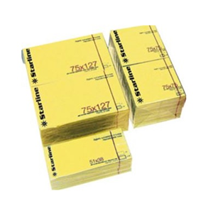 STARLINE POST-IT GIALLO 76X127 (12 BLOCCHETTI DA 100 FOGLI)