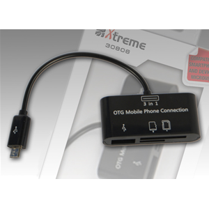 XTREME LETTORE MULTICARD USB TF/SD