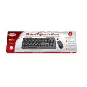 XTREME KIT TASTIERA + MOUSE 34631 WIRELESS NERA