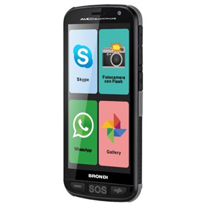 SMARTPHONE BRONDI AMICO - NERO - DUAL SIM - GARANZIA ITALIA (10276080)