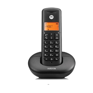 MOTOROLA TELEFONO CORDLESS E201 NERO (MOTOE201B)