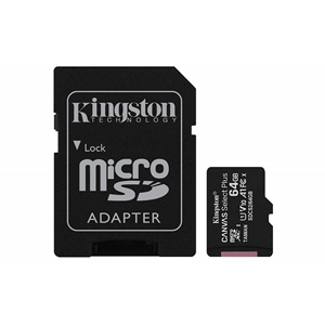 KINGSTON TRANS FLASH 64 GB CANVAS SELECT PLUS (SDCS2/64GB) CLASS 10