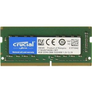 CRUCIAL MEMORIA SO-DDR4 4 GB PC2666 (1X4) (CT4G4SFS8266)