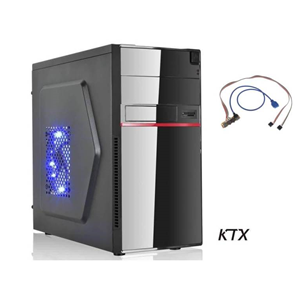 KTX CASE TX-662U3 MATX ALIMENTATORE 550W PORTA USB 3.0 - NERO / ROSSO