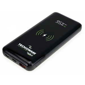 TECNOWARE POWER BANK TOGETHER ON 10000 MAH WIRELESS (FPBI7608)