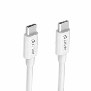 DEVIA CAVO USB TYPE-C - TYPE-C 1MT. (DECATC380W)