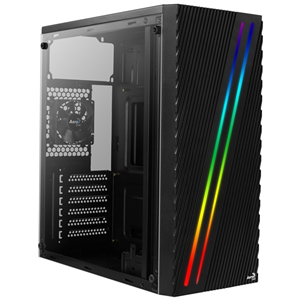 AEROCOOL CASE STREAK RGB (AEROPGSSTREAK-A-BKRG) ATX NERO