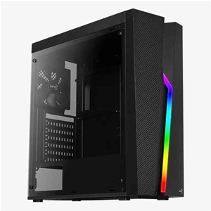 AEROCOOL CASE BOLT RGB (AEROPGSBOLT-BK-RGB-TUO) ATX NERO