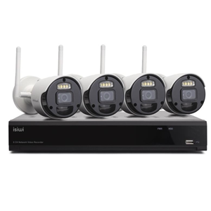 ISIWI KIT SISTEMA DI SORVEGLIANZA NVR 8 CANALI + 4 TELECAMERE (ISW-K1N8BF2MP-4) WIRELESS