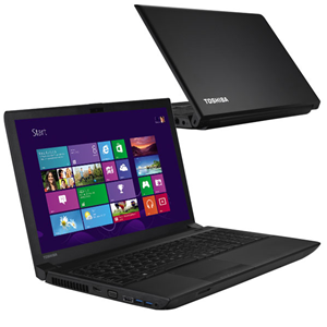 TOSHIBA NOTEBOOK SATELLITE A50 INTEL CORE I3-4000M 15.6" 4GB 320GB WINDOWS 8 PRO DONGLE WIFI - RICONDIZIONATO - GAR. 12 MESI