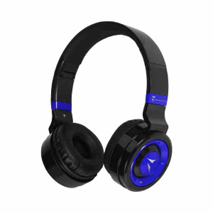 TECHMADE CUFFIA MICROFONO TM-046-BL WIRELESS BLU