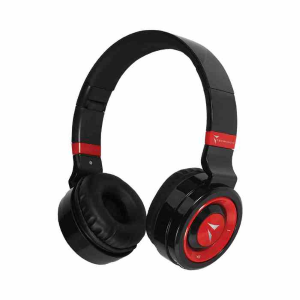 TECHMADE CUFFIA MICROFONO TM-046-RD WIRELESS ROSSO