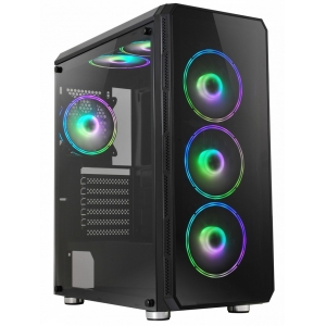 TECNO CASE TC-GAME 13 RGB ATX GAMING NERO