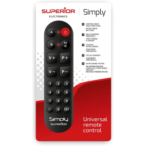 SUPERIOR TELECOMANDO UNIVERSALE SIMPLY