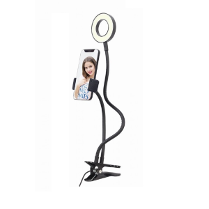 TECHMADE SELFIE RING LIGHT GEMBIRD CON PHONE HOLDER SELFIE LED-RING4-PH-01