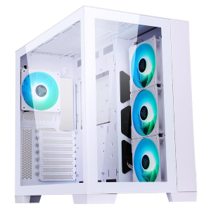 ITEK CASE GAMING DARK CAVE WHITE EDITION ITGCADCAGW - NO ALIMENTATORE - BIANCO
