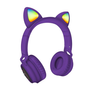 TECHMADE CUFFIA FUNNY SENZA FILO CON MICROFONO (TM-M03-PU) PURPLE VIOLA