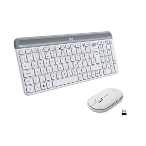 LOGITECH KIT MK470 TASTIERA + MOUSE NANO WIRELESS COMBO BIANCO (920-009197)