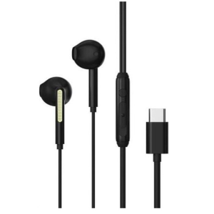 DEVIA AURICOLARI A1 DIGITAL EM105 FILO CON CONNETTORE TIPO-C - NERO (DEA1DE796B)