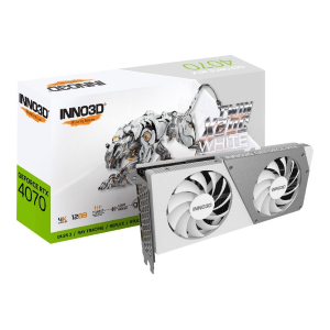 INNO3D SCHEDA VIDEO GEFORCE RTX 4070 TWIN X2 OC WHITE 12 GB (N40702-126XX-185252W)