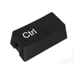 NO BRAND SCATOLA NASCONDI E ORGANIZZA CAVI - TASTO CTRL - NERA