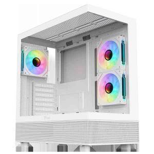ITEK CASE GAMING TOWER SHOWBUI 42W - NO ALIMENTATORE - ARGB FAN - BIANCO (ITGCASB42W)