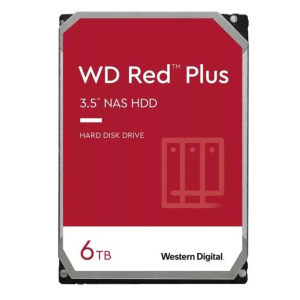WESTERN DIGITAL HARD DISK RED PLUS 6 TB SATA 3 3.5" NAS (WD60EFPX)
