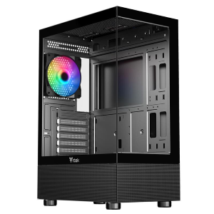 ITEK CASE GAMING TOWER SHOWBUI 33B - NO ALIMENTATORE - ARGB FAN - NERO (ITGCASB33B)