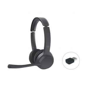 CONCEPTRONIC CUFFIE MICROFONO POLONA04BA BLUETOOTH CON ADATTATORE AUDIO USB