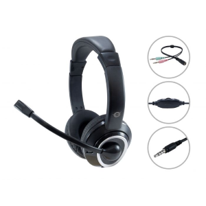 CONCEPTRONIC CUFFIE MICROFONO POLONA02BA STEREO 3.5MM