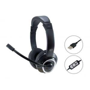 CONCEPTRONIC CUFFIE MICROFONO POLONA01B STEREO USB