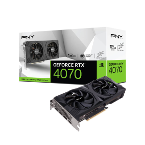 PNY SCHEDA VIDEO GEFORCE RTX 4070 VERTO DUAL FAN 12GB (VCG407012DFXPB1)