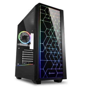 SHARKOON CASE GAMING RGB LIT 100 ATX VETRO TEMPERATO NO ALIMENTATORE
