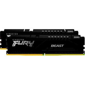 KINGSTON MEMORIA DDR5 32 GB FURY BEAST BLACK PC6000 MHZ KIT (2X16) (KF560C30BBEK2-32)