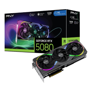 PNY SCHEDA VIDEO GEFORCE RTX 5080 EPIC-X RGB OC 16 GB DDR7 (VCG508016TFXXPB1-O)