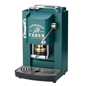 FABER MACCHINA DA CAFFE' A CIALDE PRO DELUXE BRITISH GREEN CROMATO