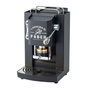 FABER MACCHINA DA CAFFE' A CIALDE PRO DELUXE MAT BLACK CROMATO