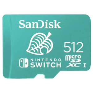 SWITCH MICRO SDXC SANDISK 512GB FOR NINTENDO SWITCH