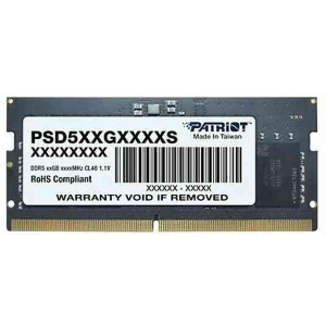 PATRIOT MEMORIA SO-DDR5 12 GB PC5600 (1X12) (PSD512G56041S)