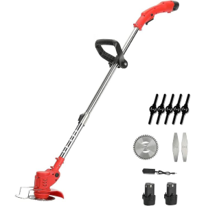 NO BRAND DECESPUGLIATORE ELETTRICO 2 BATTERIE 21V E CARICABATTERIE ADATTA PER TOSAERBA (LAWN MOWER)